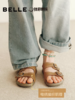 BF楼周雨彤同款百丽QQ吐司1代升级版吐司勃肯鞋女款2026新款拖鞋F5X1D 商品缩略图2