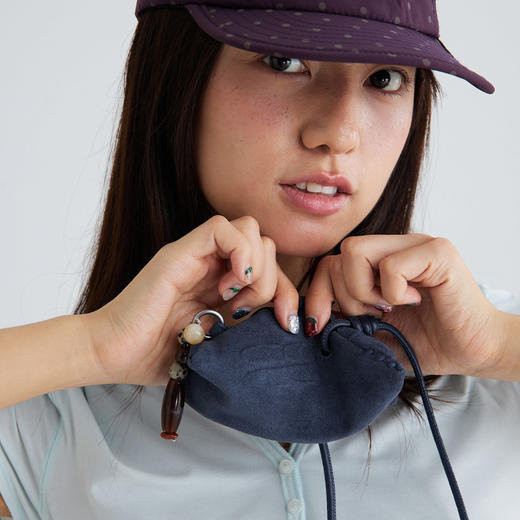 CryingCenter 反毛皮饺子单肩斜挎小迷你耳机包 哭喊中心 商品图3