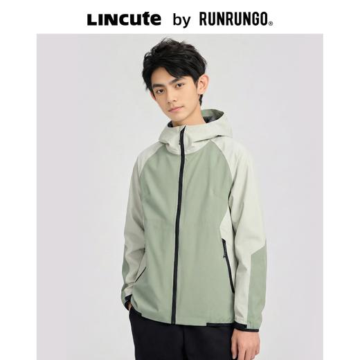 纳趣户外冲锋衣防风连帽休闲防水保暖运动风冲锋连帽外套L6JC1CH018 商品图2