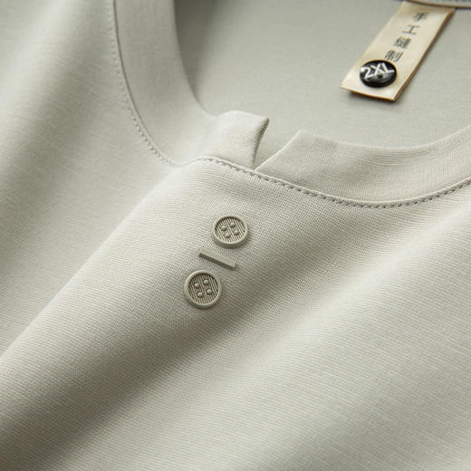 【DG】大依优型大码男装夏季鸡心领短袖商务休闲百搭圆领短袖T恤300斤 商品图4