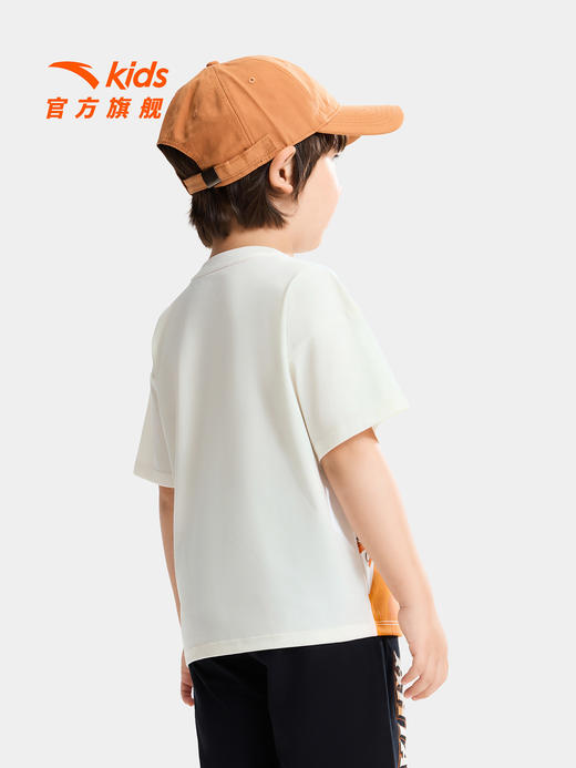 狮子王联名安踏儿童男童针织短袖2026年夏季新款舒适亲肤小童短T352629113 商品图2