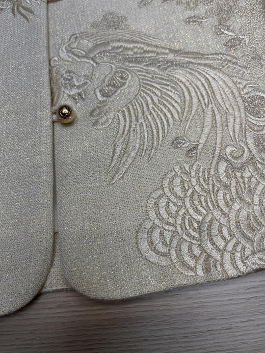 原单新款重磅提花亚麻外套 商品图8