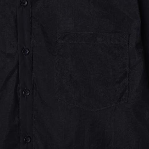 SDSA男装2026新款高贵轻奢韩版简约纯色翻领长袖衬衫百搭商务衬衣 商品图2