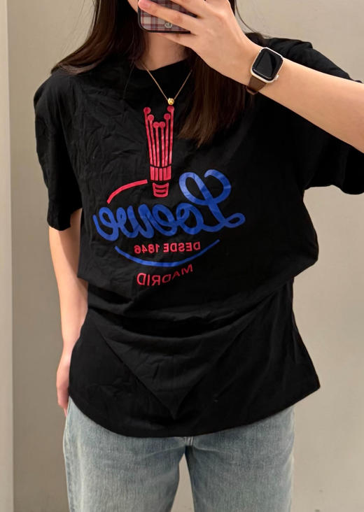 中性款印花短袖T恤he014 商品图1