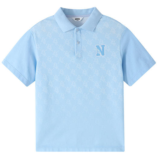 【实体店同款】男童翻领短袖针织衫夏季新款安奈儿童装AB621119 商品图6