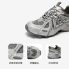 千百度厚底老爹鞋女2026春季新款防撞圆头网面增高透气运动休闲鞋A26107702 商品缩略图3