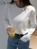 【高品质私服】【IC棉针织布长袖T恤】细腻光洁，纹理清晰，亲肤舒适G1630-CC【无标出货 介意慎拍】 商品缩略图4