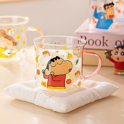 摩登主妇一家四口玻璃杯家用儿童水杯牛奶杯子套装 商品图2