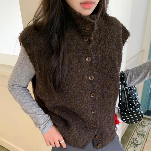 针织小马甲｜四色可选，拉长身材比例，视觉显高显瘦 商品图8