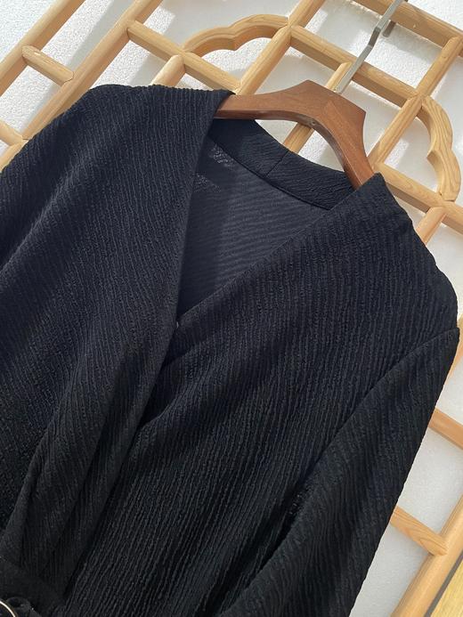 「断码清仓」赫本小黑裙春秋弹力针织三醋酸连衣裙 L码  ZFYY345 商品图1