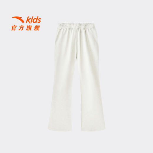 小鹿斑比联名安踏儿童女大童针织运动长裤2026夏新款女孩微喇裤子362628704 商品图1