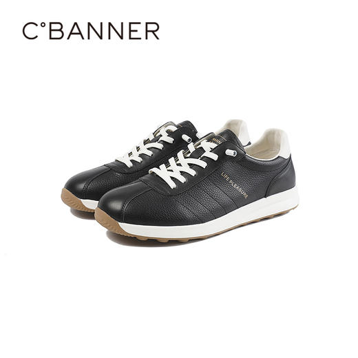 千百度2026春季男鞋质感鞋面 优选韧性牛皮革材质阿甘鞋A26115281 商品图5