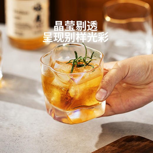 摩登主妇玻璃杯威士忌酒杯高级感洋酒杯子日式喝酒杯ins风啤酒杯 商品图3