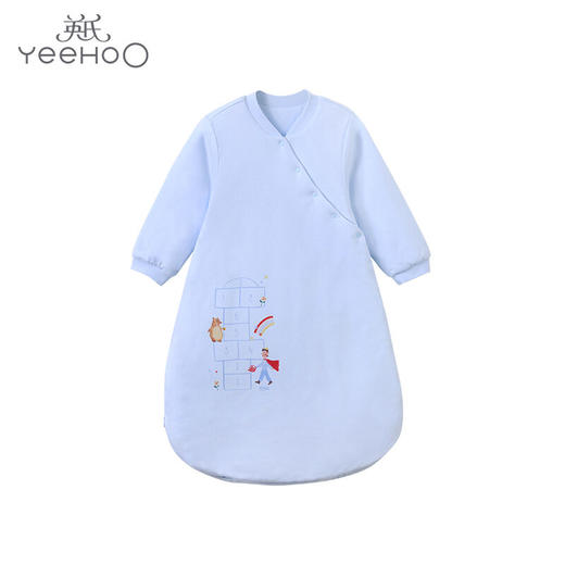 英氏婴儿睡袋新生儿春秋季防踢被厚睡衣YESCJ02003A YESFJ02007A 商品图0