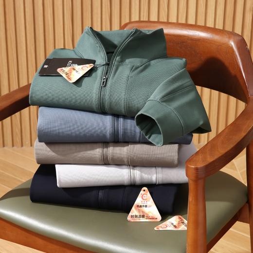 ROCKGEOX岩迹秋冬男士外套！2026简欧风户外速干芯吸加绒保暖立领夹克外套！ 商品图4