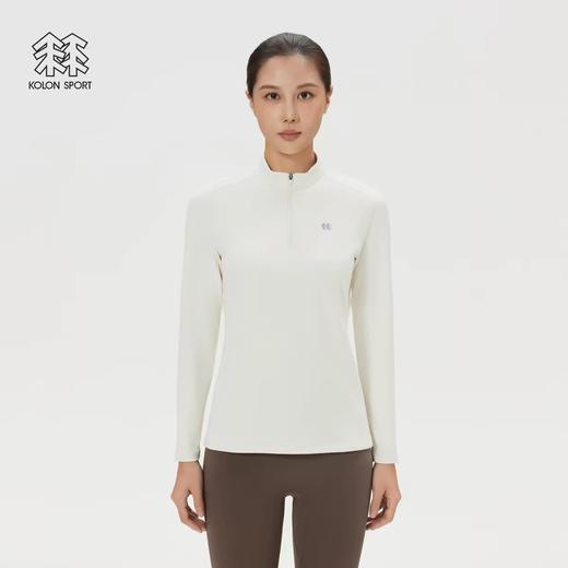 可隆户外休闲衣女士微拉绒半拉链长袖T恤 商品图1