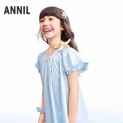 【实体店同款】女童短袖连衣裙夏季新款安奈儿童装AG623139 商品图2