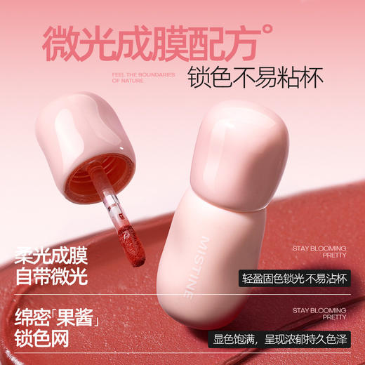 【重磅上新】Mistine蜜丝婷小果泥唇霜唇釉唇泥雾面口红不沾杯持久学生平价 商品图3