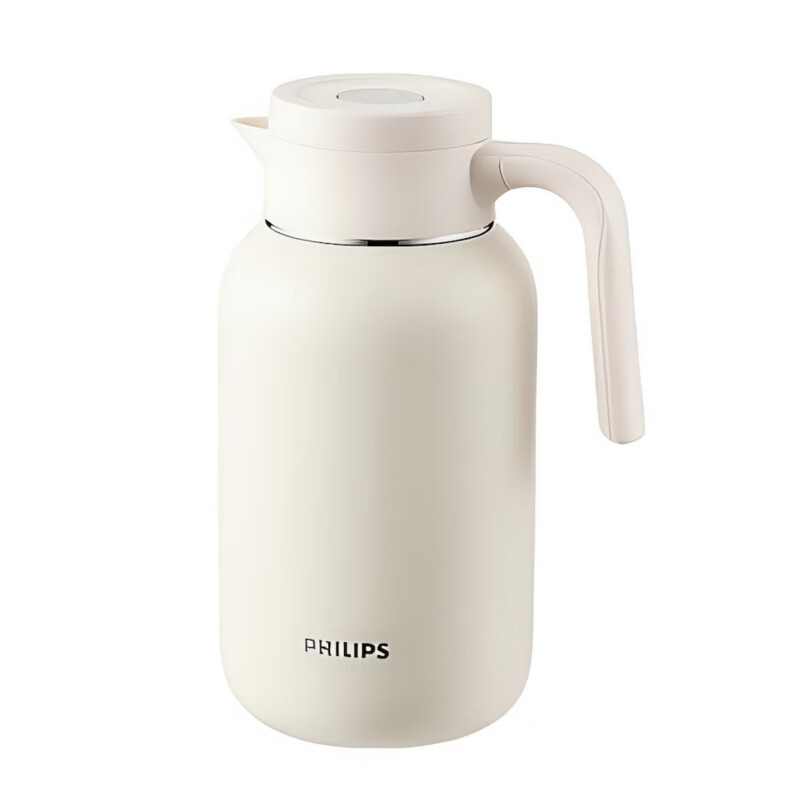 飞利浦PHILIPS保温壶家用 大容量热水壶 316不锈钢内胆保温瓶 按压式开水瓶2L容量  AWP3364