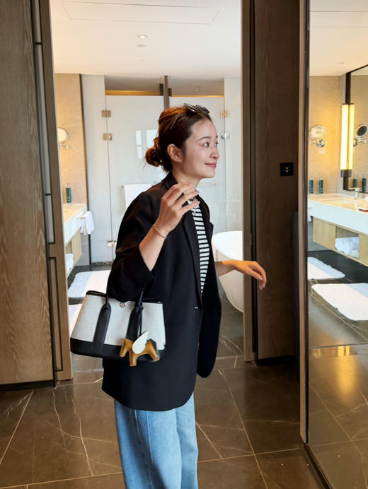 2603201    theory 一粒扣 醋酸西装 商品图3