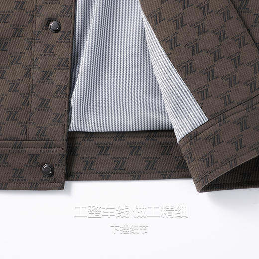 【易打理】圣得西印花工装夹克2026新款男士春季外套时尚百搭上衣 商品图9