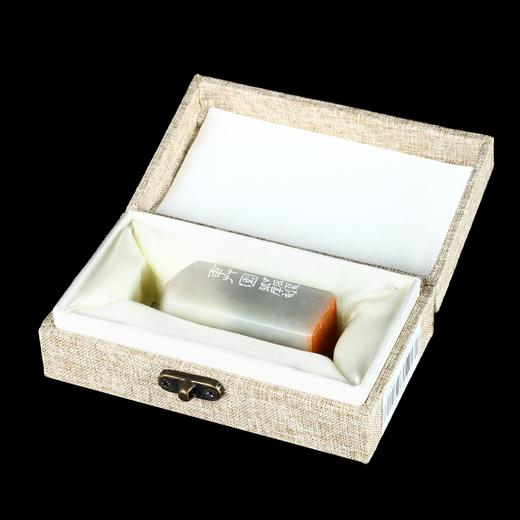 闲章孤品26019:刘银厚篆刻“百草园”闲章老挝石 练字落款 送礼佳品 商品图4