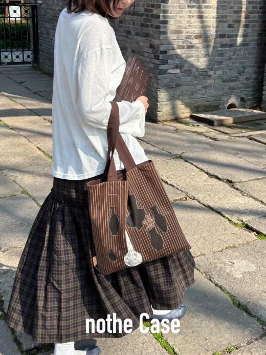 nothe Case布然/NC251105/「空盏花瓶」简约新中式帆布包袋 商品图2