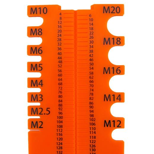 适配螺丝螺栓测量工具长度测量工具螺丝测尺实用工具螺丝测量神器 商品图4