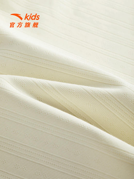 【精英文化】安踏儿童女大童潮流系列夏季编织衫362628106 商品图4