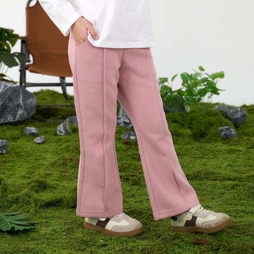 【华棉喇叭裤】 棉花堂 针织喇叭裤   A类 挺括有型   FD61086 商品图7