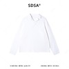 SDSA男装2026新款高贵轻奢松弛感纯色翻领长袖T恤百搭简约上衣 商品缩略图0