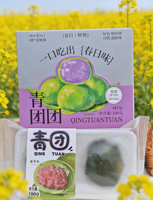 春日限定 | 盒装青团（四粒精美盒装 春天的气息 创新馅料) 200克/盒 60盒/箱 保质期45天 商品图3