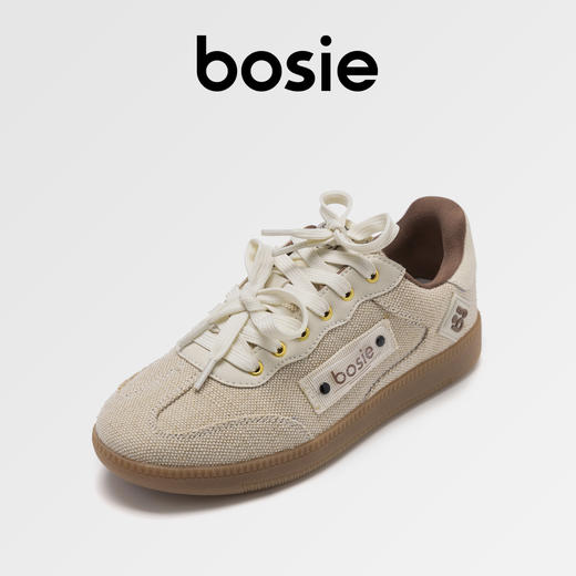 【bosie伯喜新款时尚休闲帆布德训鞋】秒变街头潮人穿搭神器这配色！这颜值！三色可选~ 商品图4