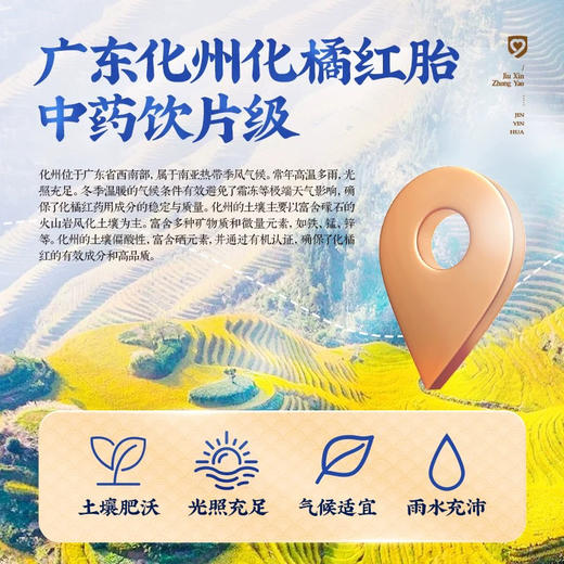 外交官圈粉 化橘红胎80g /瓶精制中药饮片燥湿化痰化州橘红官方旗舰店正品九州上医 商品图1