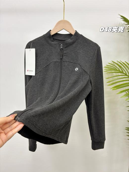 一包2件装！lulu2026开春新款羊毛蚕丝女士夹克外套 商品图4