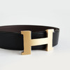 【全新】Hermes爱马仕H074562CUZ3 | H077971CAAB100黑棕拼色Constance康康H金扣双面腰带男士060326HS20 商品缩略图2