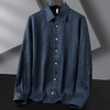 【DG】【亚麻】大依优型大码男装春季长袖翻领衬衫亚麻商务休闲百搭上衣T恤 商品缩略图3