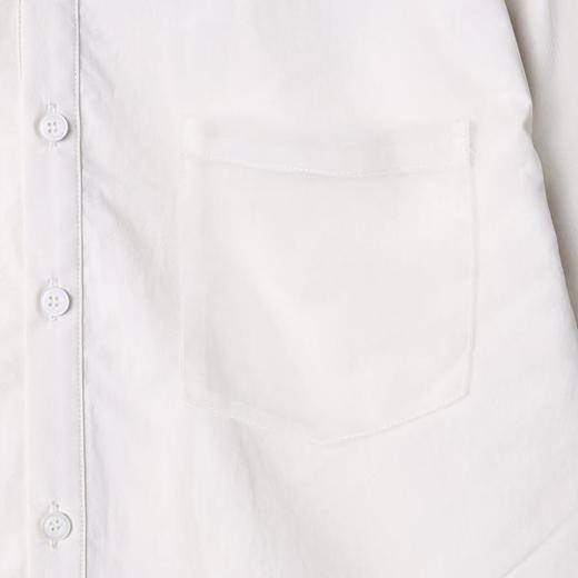 SDSA男装2026新款高贵轻奢韩版简约纯色翻领长袖衬衫百搭商务衬衣 商品图2