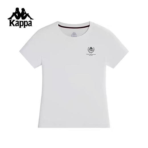 MJ| Kappa背靠背新款复古修身短袖女运动短袖t恤上衣女士K0E62TD21 商品图0