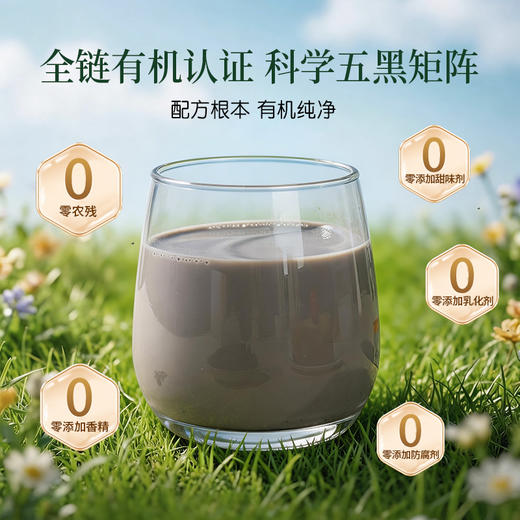 元气五黑 有机复合植物奶200ml/盒 10盒/提 商品图1