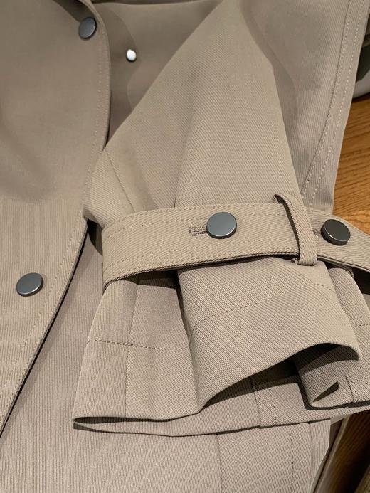 【高品质私服】【ZZ经典棕色英伦休闲风衣】面料柔韧垂感斜纹，触感如丝缎般柔滑G1529-CC【无标出货 介意慎拍】 商品图11