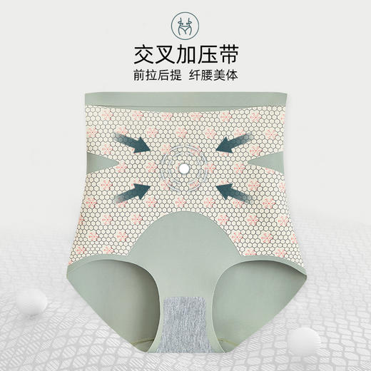 【49元1件，89元2件】3D包臀无痕立体交叉加压玻尿酸底档收腹裤A01 商品图1