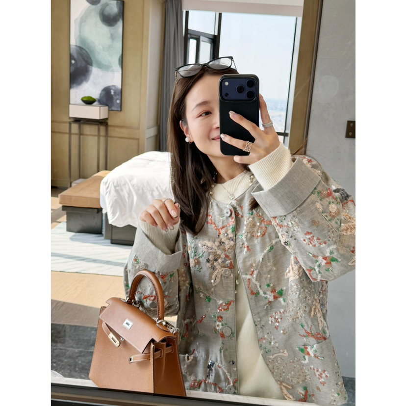 2603204   “微国风” 春季 刺绣外套