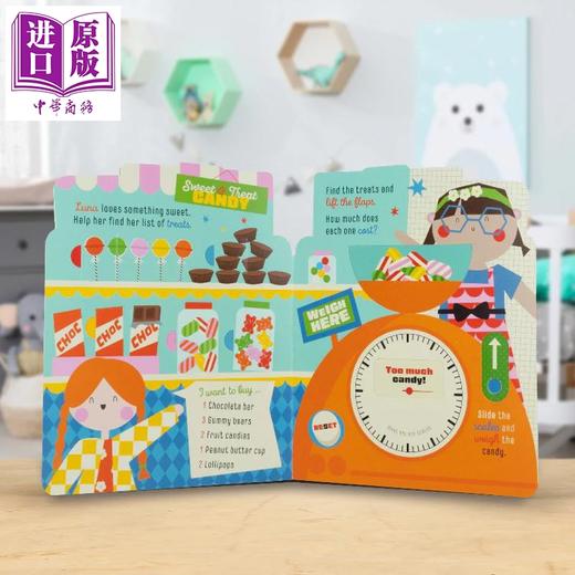 预售 【中商原版】机关书 我的繁忙小店 My First Busy Shop 英文原版 亲子早教认知纸板书 互动玩具书 精美插画 丰富场景 进口书 商品图2