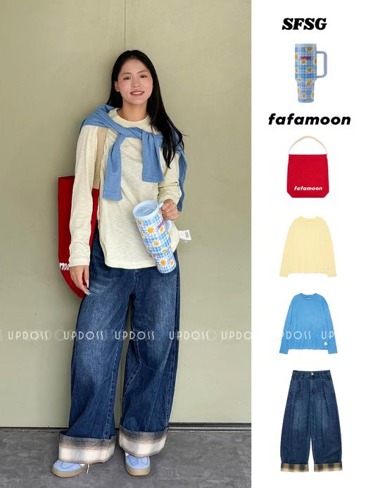 早春必备基础款 FAFAMOO*N 多巴胺打底T 商品图10