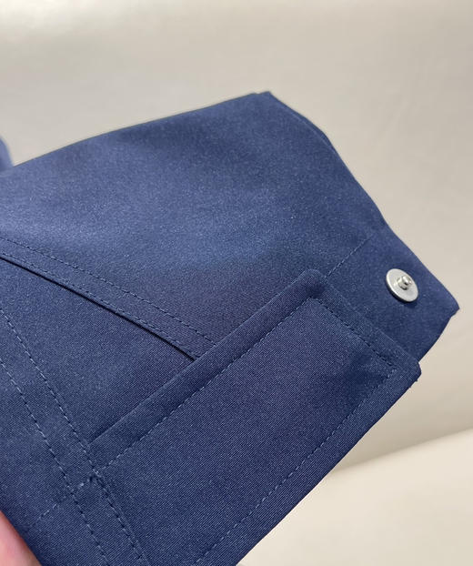 正品鳄鱼LAC*STE小标翻领夹克外套030901 商品图13