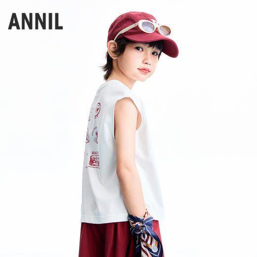 【实体店同款】男童背心套装夏季新款安奈儿童装AB622129 商品图2