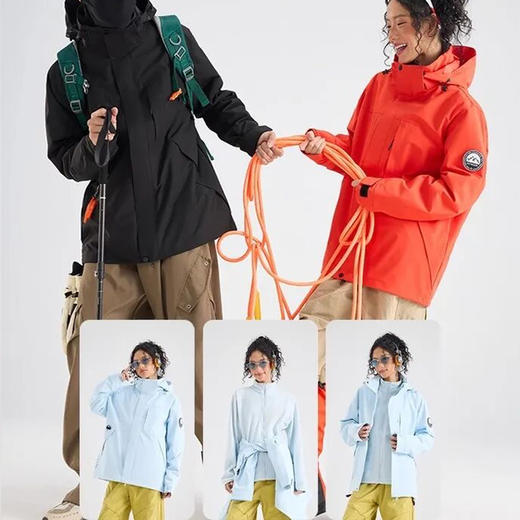 JEEP SPIRIT『三合一冲锋衣』| 防风、防雨、耐脏，三防外壳+加绒内胆，一件可当三件穿！ 商品图2