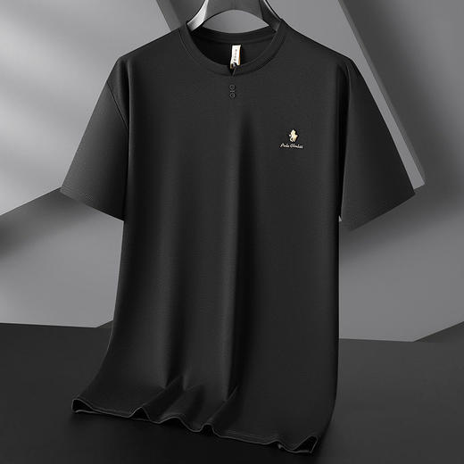 【DG】大依优型大码男装夏季鸡心领短袖商务休闲百搭圆领短袖T恤300斤 商品图2