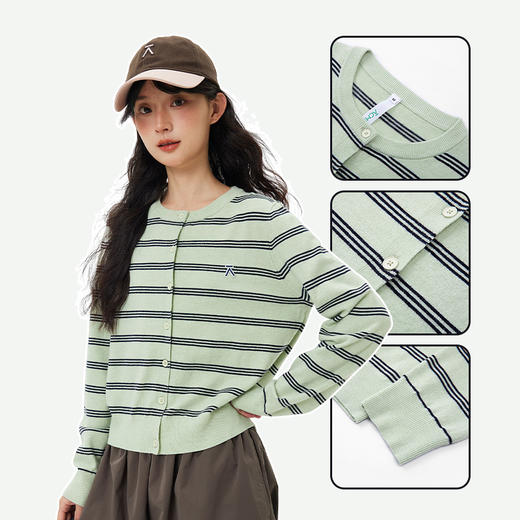 【出游季特惠-春夏新品】ACMEITEM爱棵米-女士开襟毛衫GAH2300115A 商品图3